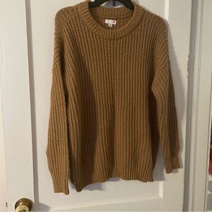 SO Cozy Brown Knit Sweater